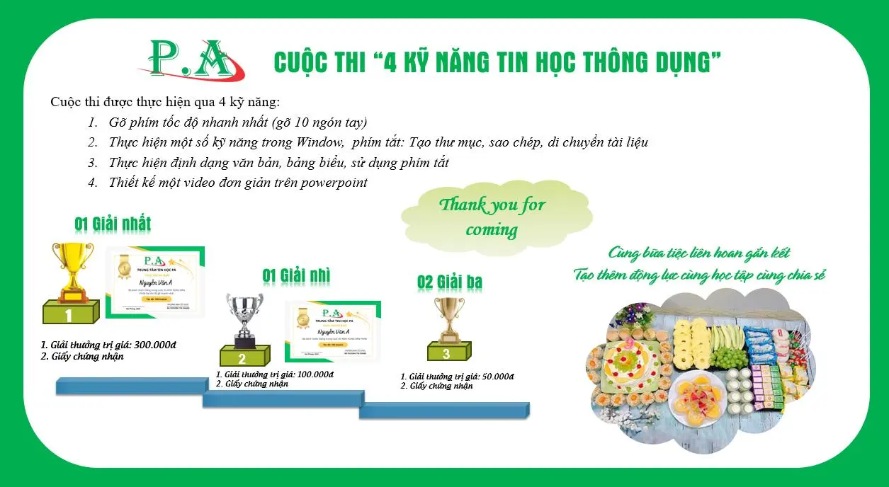 CUỘC THI 4 KỸ NĂNG