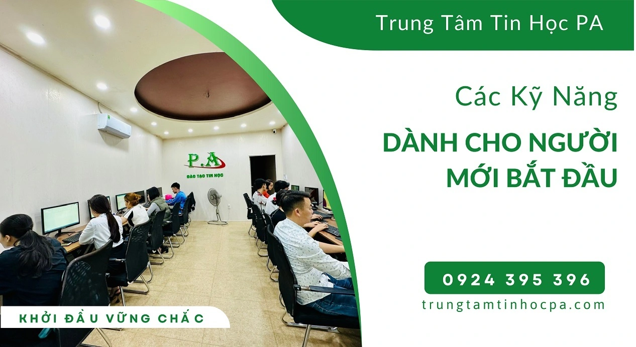 HƯỚNG DẪN TIN HỌC VĂN PHÒNG CHO NGƯỜI MỚI BẮT ĐẦU